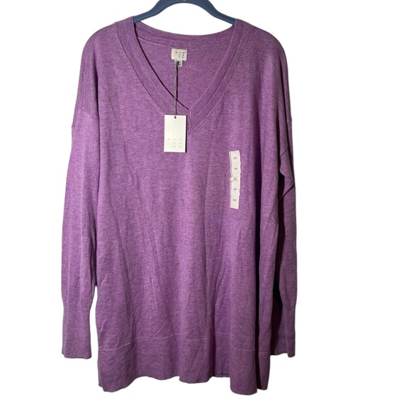 A New Day V-neck Lightweight Long Sleeve Tunic Sweater XXL - Picture 6 of 6